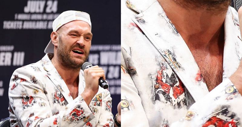 Tyson Fury in his suit