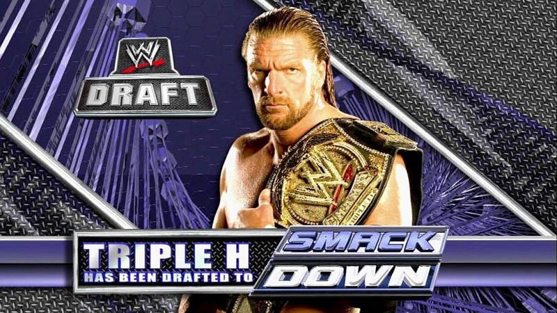 Triple H was shockingly drafted to Friday Night SmackDown from Monday Night RAW while WWE Champion in 2008