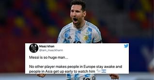 Twitter reacts as Lionel Messi's Argentina are held to a 1-1 draw by Chile