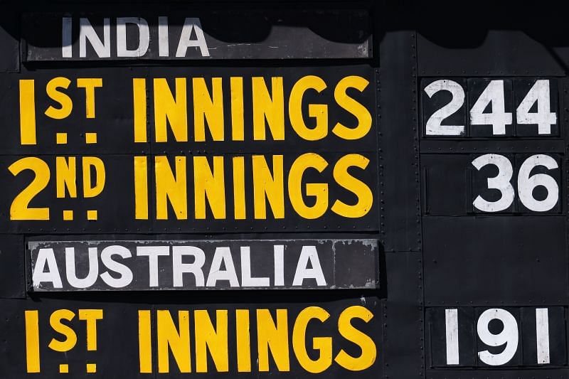 The infamous 36 happened during the India-Australia first Test at Adelaide last year.