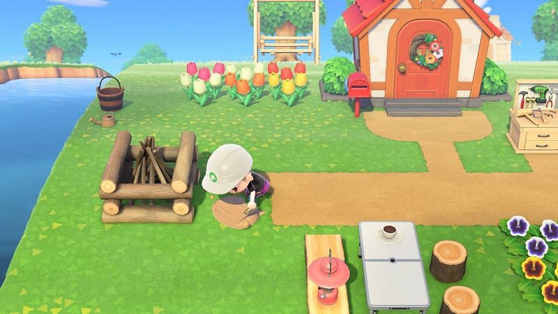 Planting in Animal Crossing. Image via Twinfinite