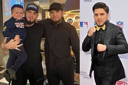 Hasbulla Magomedov posts a picture with Khabib Nurmagomedov and his UFC belt - and Henry Cejudo fires back!