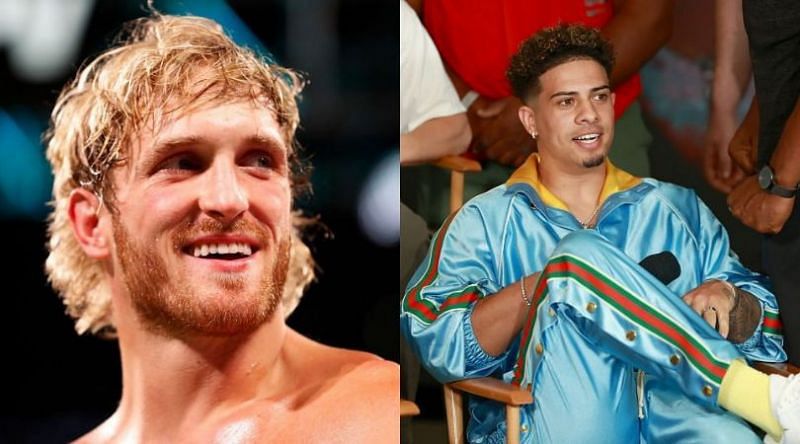 Logan Paul Makes Fun Of Austin Mcbroom S Boxing Outfit For The Youtubers Vs Tiktokers Event