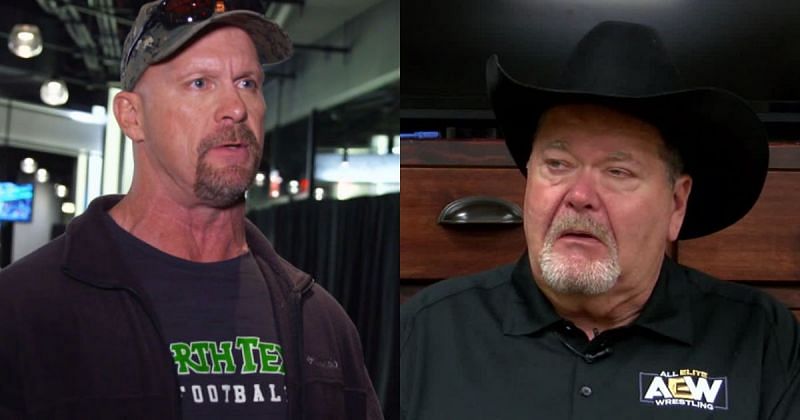 Steve Austin and Jim Ross.