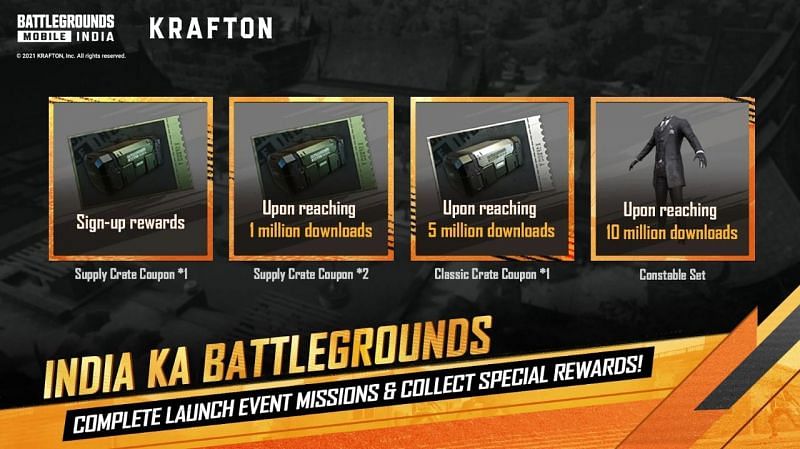 Players can claim these rewards once the game reaches the given download thresholds