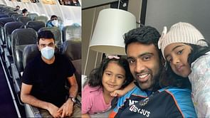WTC Final: "Jet lagged faces!" - Ravichandran Ashwin posts selfie with his daughters