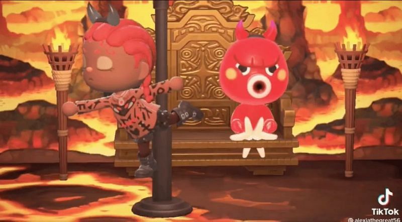 Lil Nas X recreated his music video in Animal Crossing. Image via PinkNews
