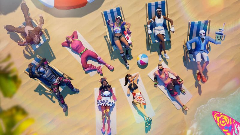 Summer skins in Fortnite. Image via Epic Games Store