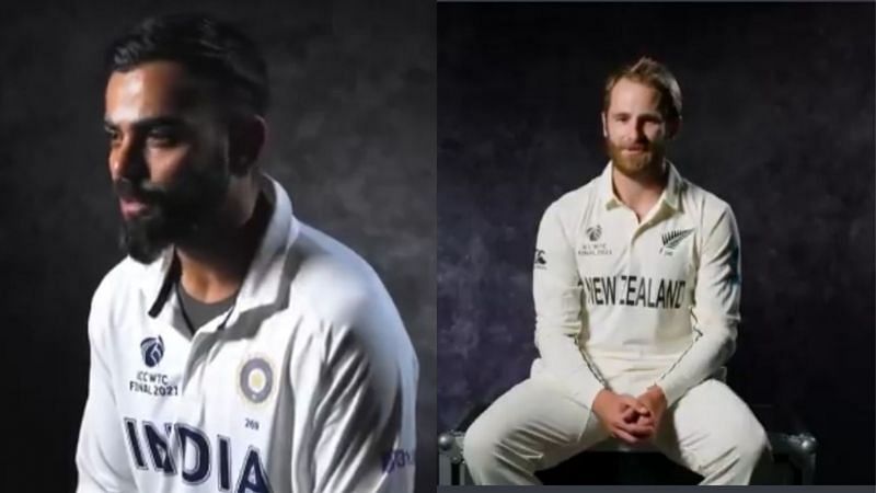 Virat Kohli (L) and Kane Williamson (R)