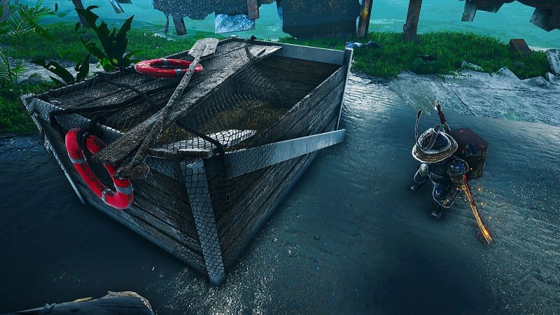 The Googlide is a vehicle that is used to travel across bodies of water in Biomutant (Image via Unknown Worlds Entertainment)