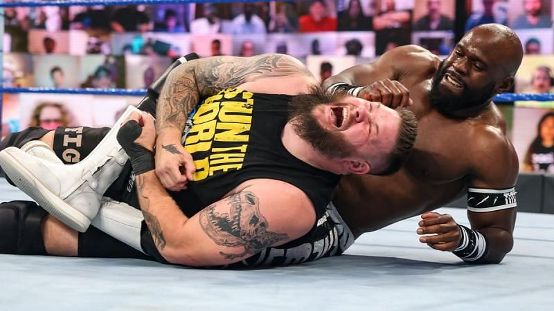 Apollo Crews enjoyed a successful title defense