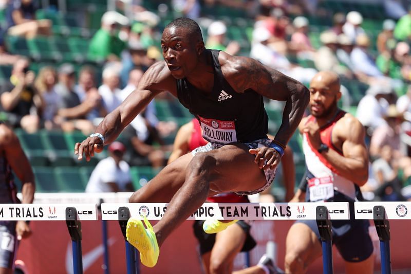 Holloway in Action at Olympic Track &amp; Field Team Trials - Day 8