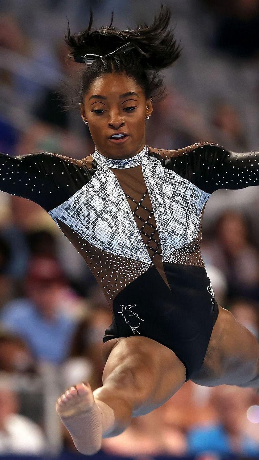 Simone Biles Team Usa Gymnastics Vault Olympic Games GIF