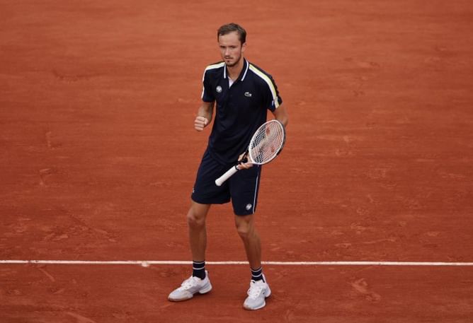 Daniil Medvedev admits he is "happy he can make RG final" without facing either Rafael Nadal or Novak Djokovic