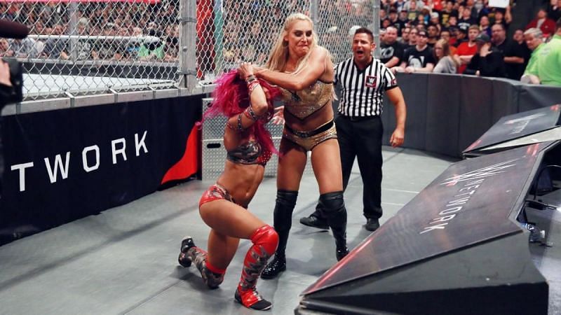 In 2016, Charlotte Flair defeated Sasha Banks in WWE&#039;s first women&#039;s Hell in a Cell match