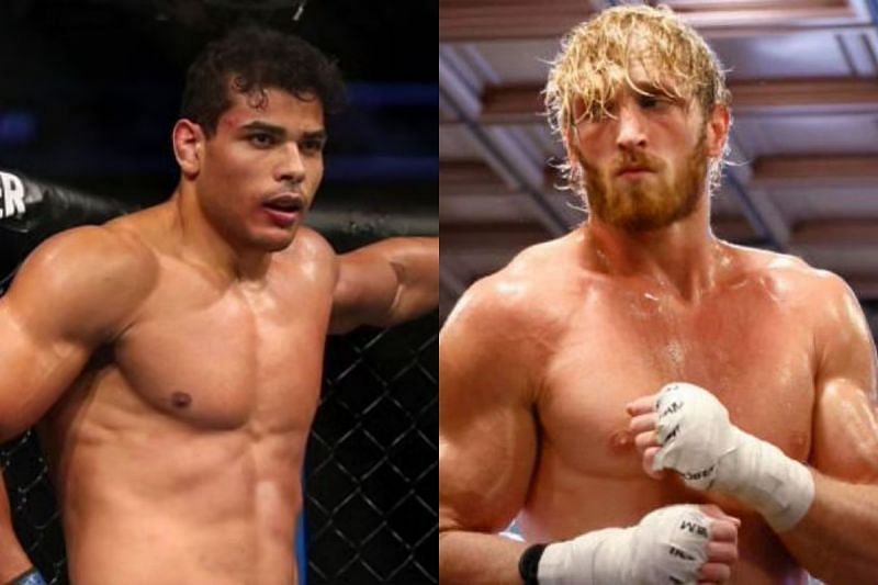 Paulo Costa (left) and Logan Paul (right)