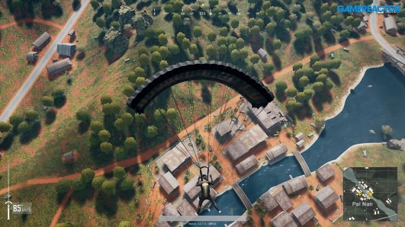 Pai Nan is in the southwest side of Sanhok (Image via Game Reactor)