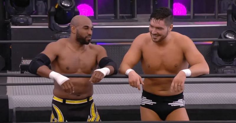 Ethan Page and Scorpio Sky in AEW