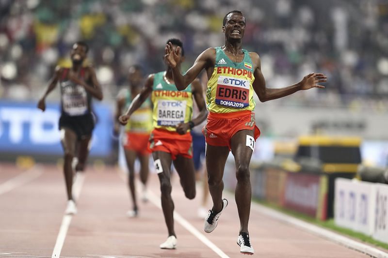 The men&#039;s 5000m field will be devoid of Muktar Edris at the Tokyo Olympics (Photo by Maja Hitij/Getty Images)