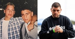 Nate Diaz talks about the possibility of older brother Nick cornering him at UFC 263