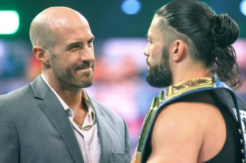 Cesaro was the first man to confront Roman Reigns after WrestleMania 37