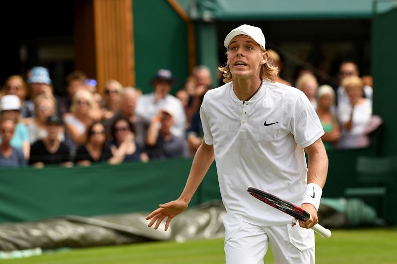 Denis Shapovalov at Wimbledon 2017