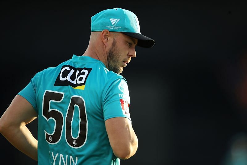 Chris Lynn in action for the Brisbane Heat