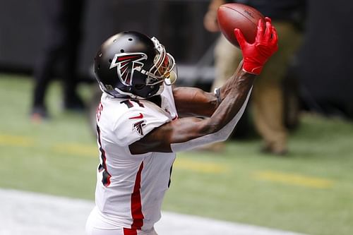 Julio Jones with the Atlanta Falcons