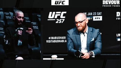 Conot McGregor sheds a tear ahead of UFC 257