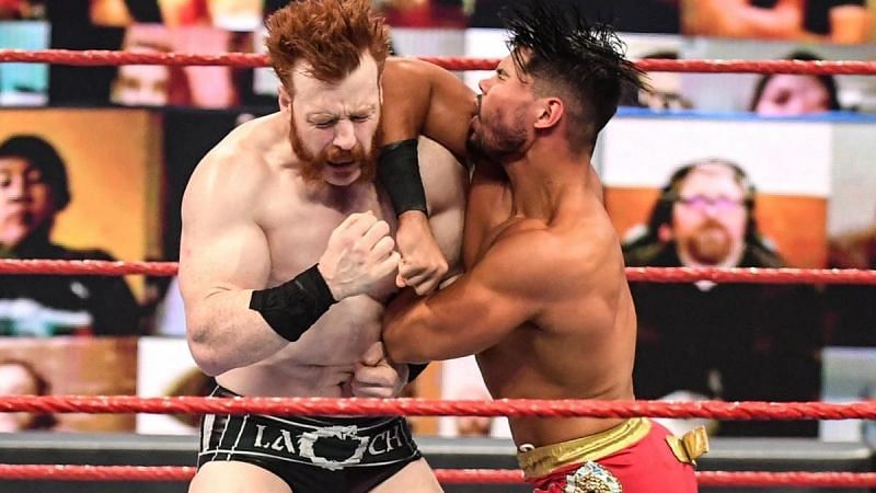 Sheamus left RAW with a bloody nose