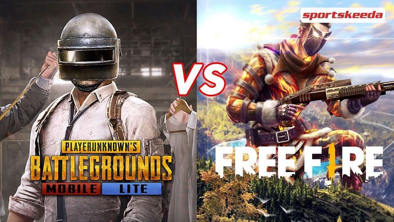 Comparing the controls of PUBG Mobile Lite and Free Fire