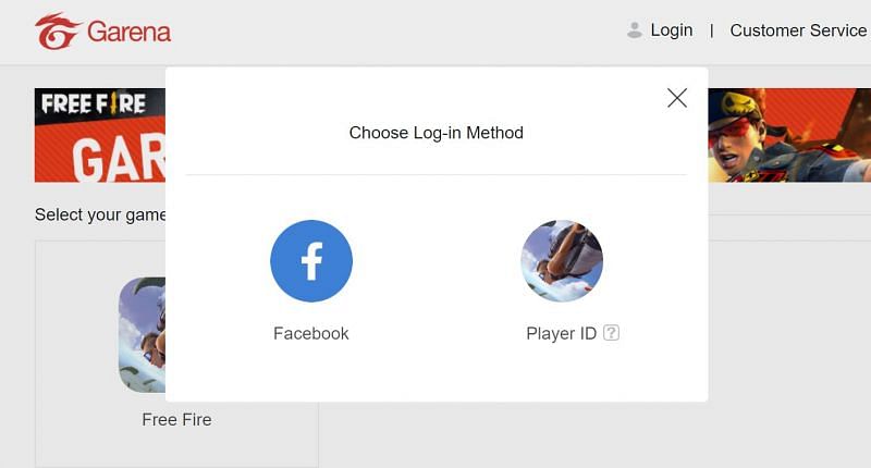 These are the two login options available to players (Image via Games Kharido)