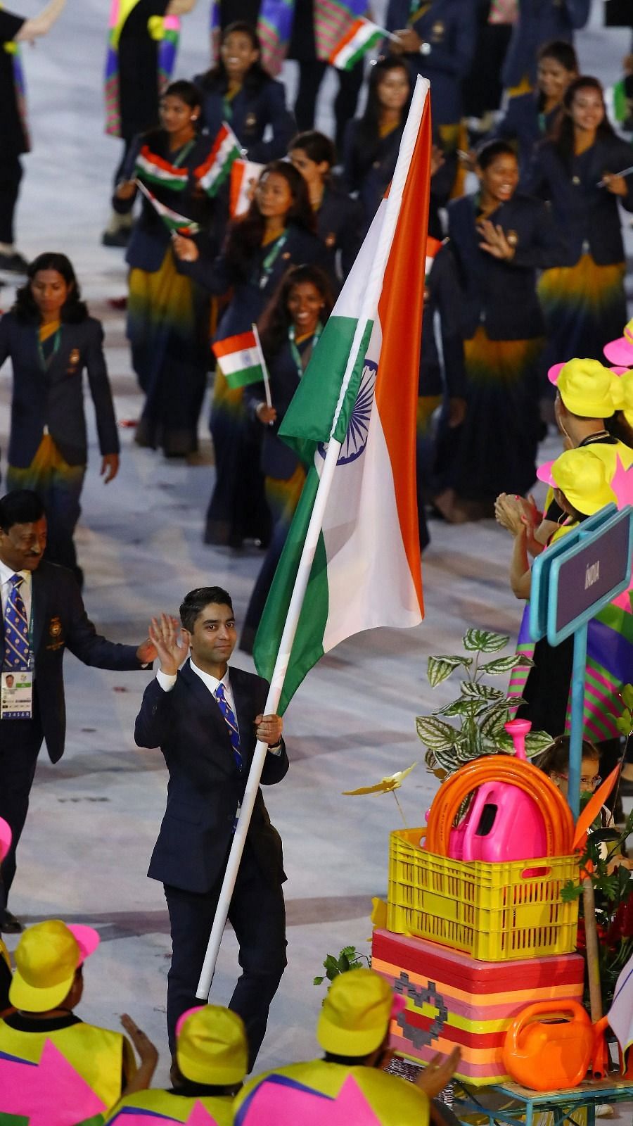 India's flag-bearers at last five Olympics game