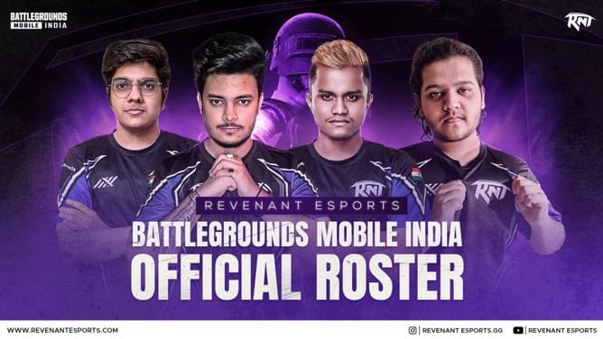 Revenant Esports announces Battlegrounds Mobile India roster