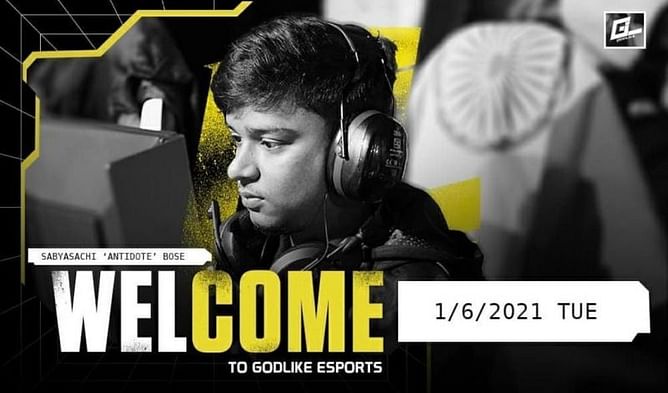 Former Velocity Gaming star Antidote joins Godlike Esports' Valorant rosters