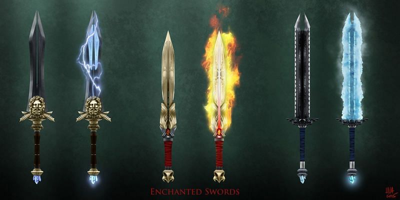 Enchanted Swords texture pack (Image via Pinterest)