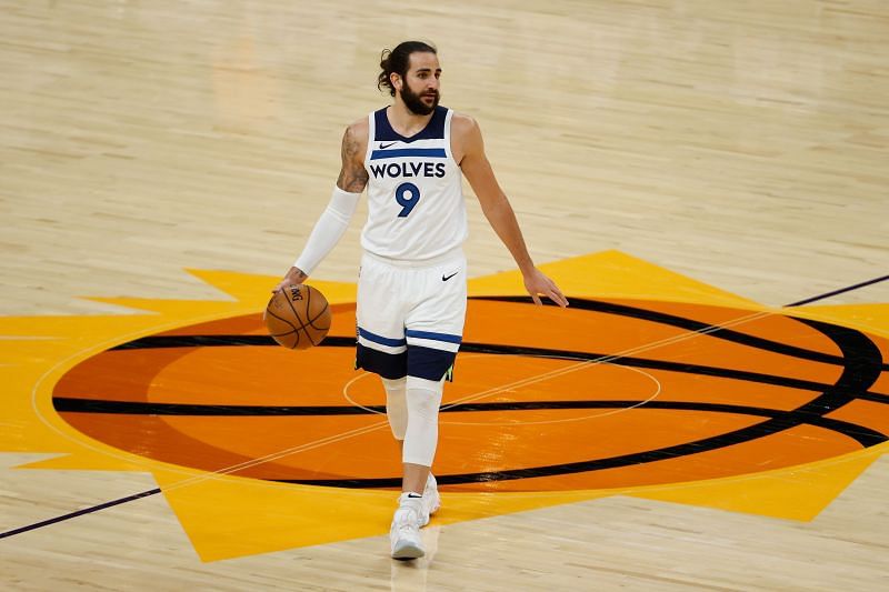 Ricky Rubio of the Minnesota Timberwolves in action