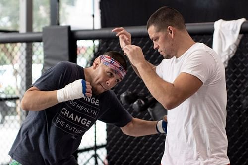 Nick and Nate Diaz [Image credit: ESPN via Scott Hirano]