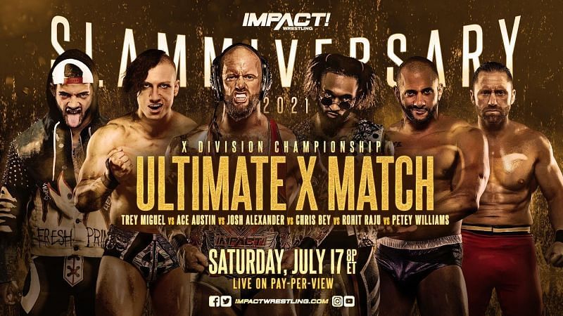 IMPACT Wrestling has brought back the popular Ultimate X match for Slammiversary.