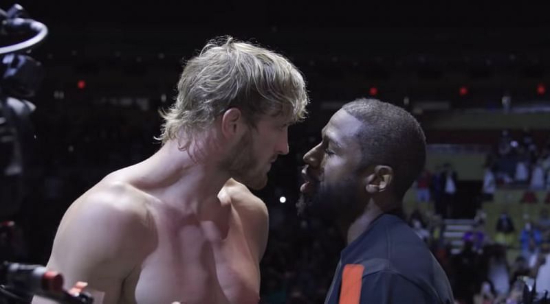 The Floyd Mayweather vs Logan Paul fight has concerned fans over possible disadvantages due to the unexpected rain (Image via YouTube)