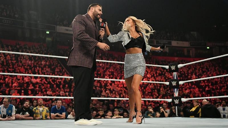 Lana and Rusev in WWE