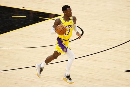 Dennis Schröder with the LA Lakers