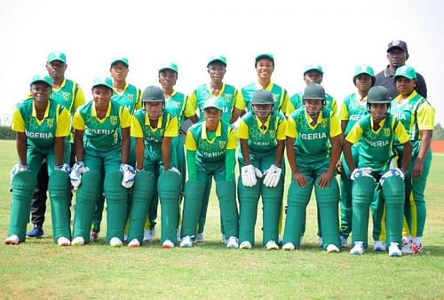 Nigeria Women's Cricket Team (Image Courtesy: Twitter)