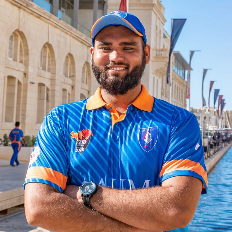 Darshit Patankar plays for AUM in the ECS T10 Malta 2021 (Image Courtesy: The American University of Malta)