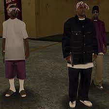 The Ballas gang is based on the Bloods (Image via Grand Theft Wiki )