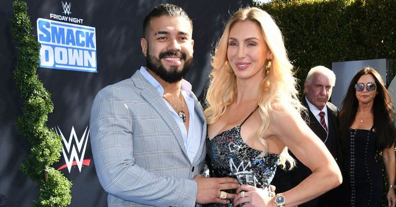 Charlotte Flair has been supporting her fiance Andrade