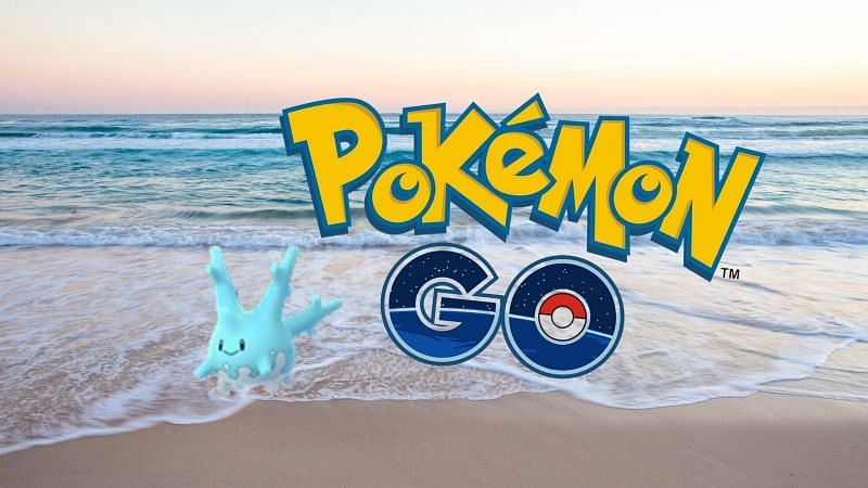 The Shiny Corsola is appearing for the first time in Pokemon GO (Image via Niantic)