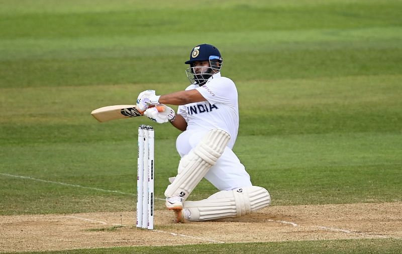 Rishabh Pant played quite a few unconventional shots during the course of his innings