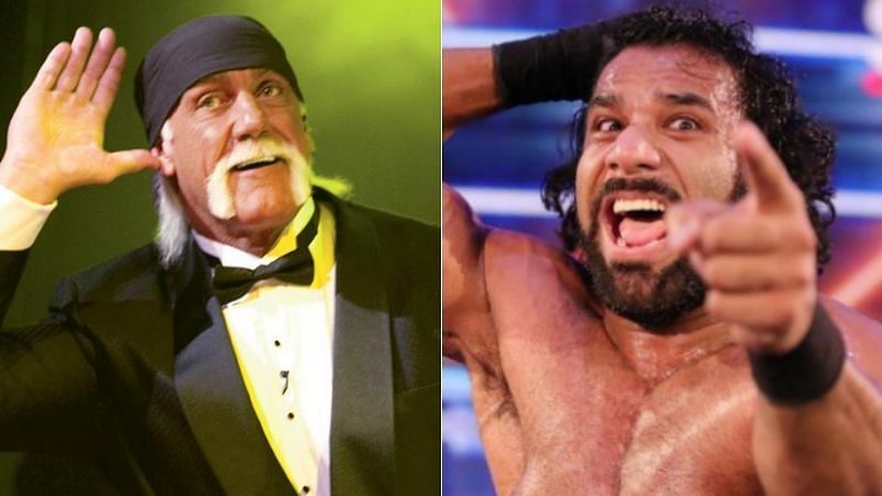 Hulk Hogan and Jinder Mahal