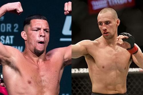 Nate Diaz (left) and Rory Macdonald (right)